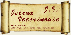 Jelena Večerinović vizit kartica